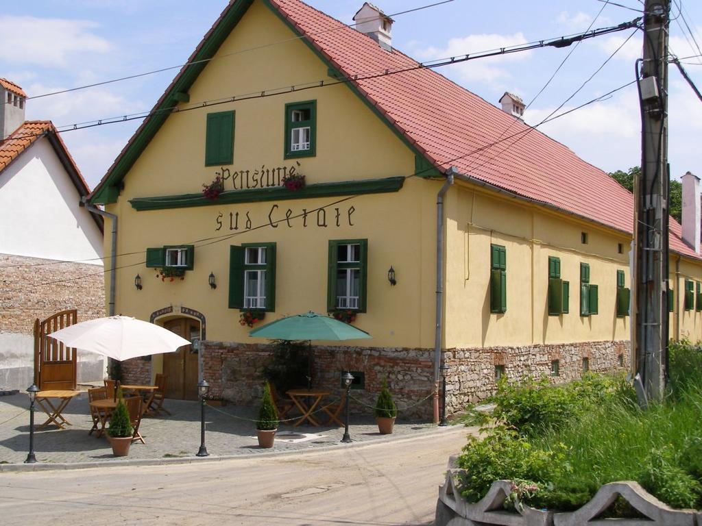 Pensiunea Sub Cetate Cisnădie Exterior foto